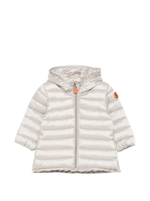Save The Duck Kids chamarra capitonada con capucha