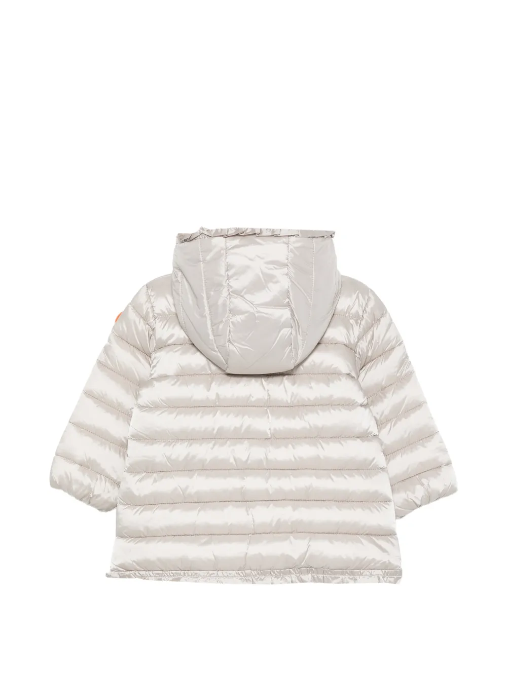 Save The Duck Kids quilted hooded jacket Beige