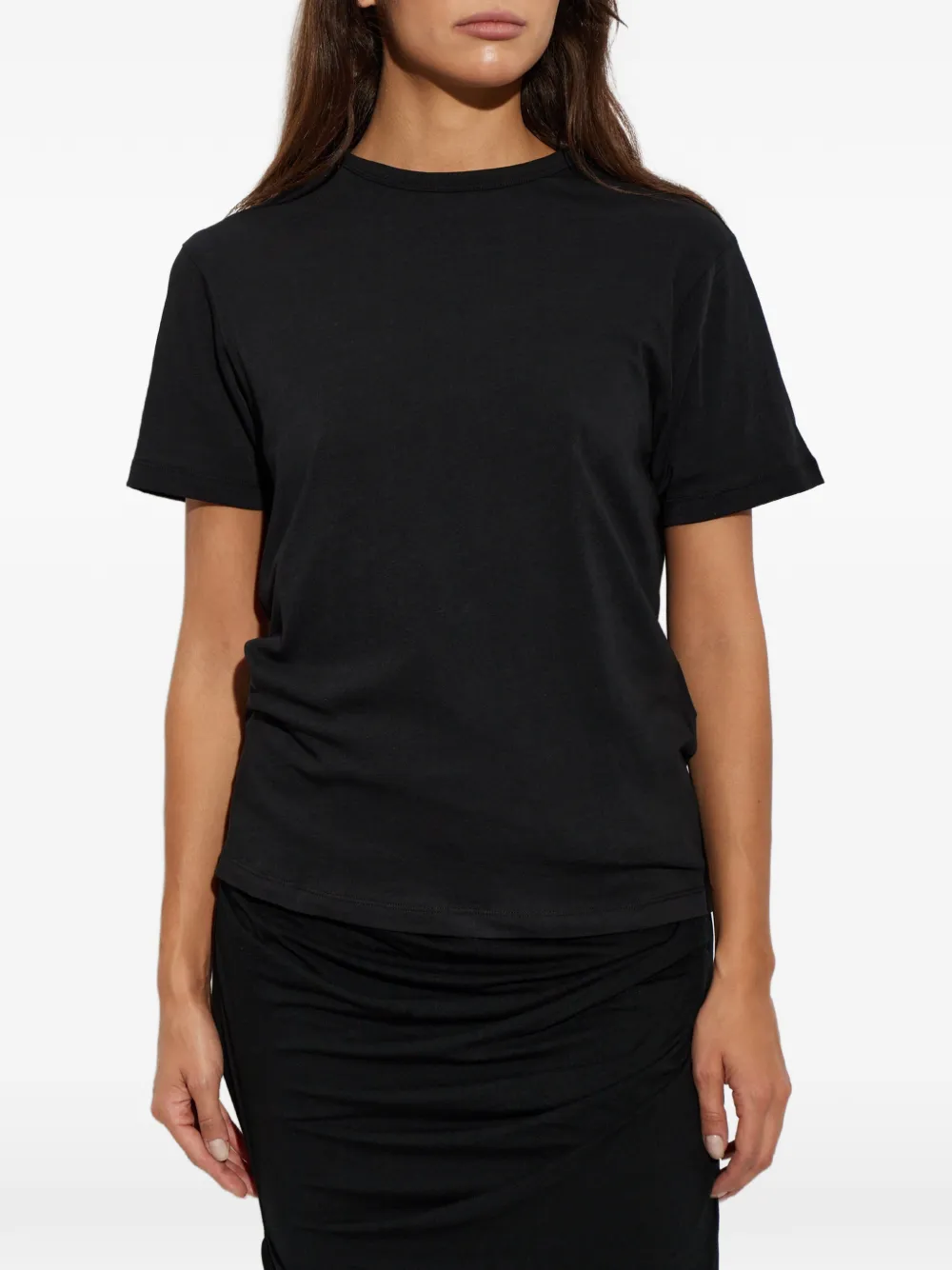 ENTIRE STUDIOS crew-neck T-shirt Zwart