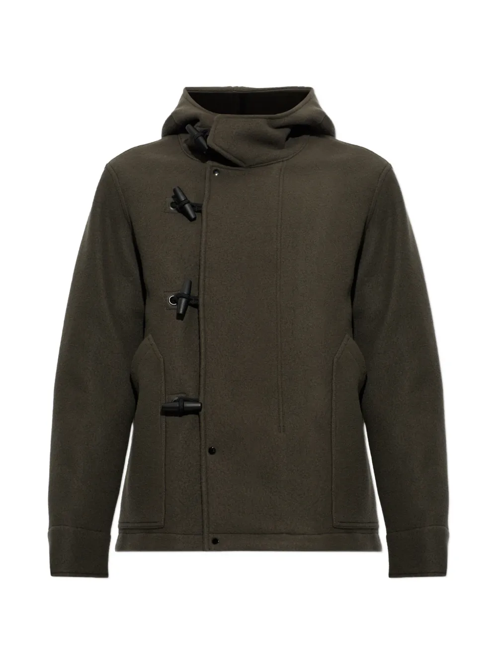 Stone Island Heavy Melton hooded jacket