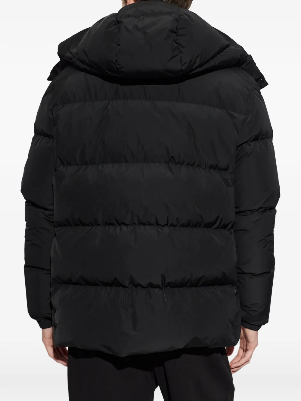 Moncler Monzoni donsjack met capuchon Zwart
