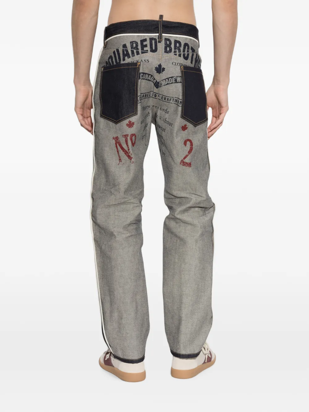 DSQUARED2 Insideout 642 jeans Grijs