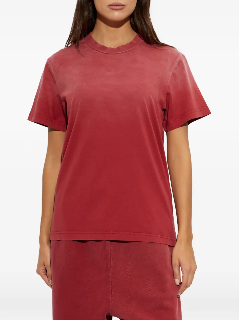 ENTIRE STUDIOS T-shirt met ronde hals Rood