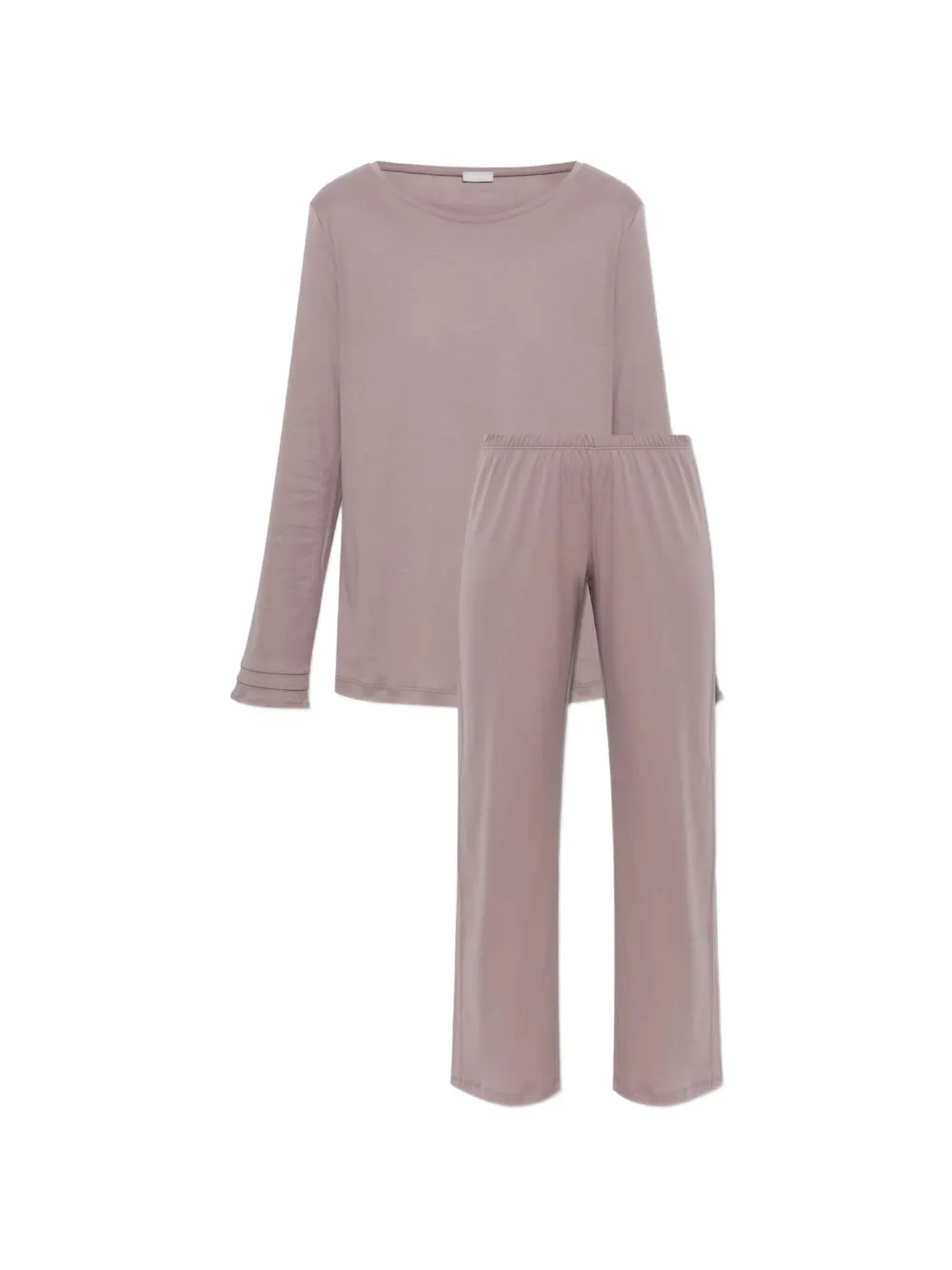 Hanro Pilar pleated cotton pajamas set (set of two)