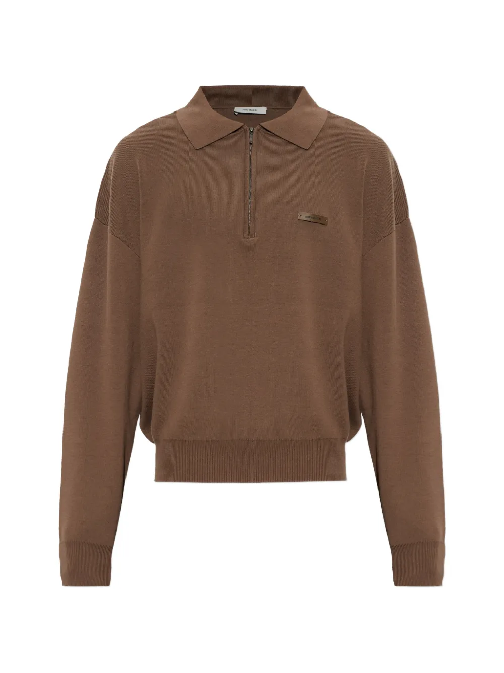 ENTIRE STUDIOS zip-fastening long-sleeve polo shirt
