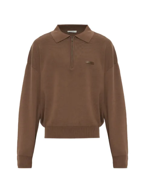 ENTIRE STUDIOS playera tipo polo con cierre