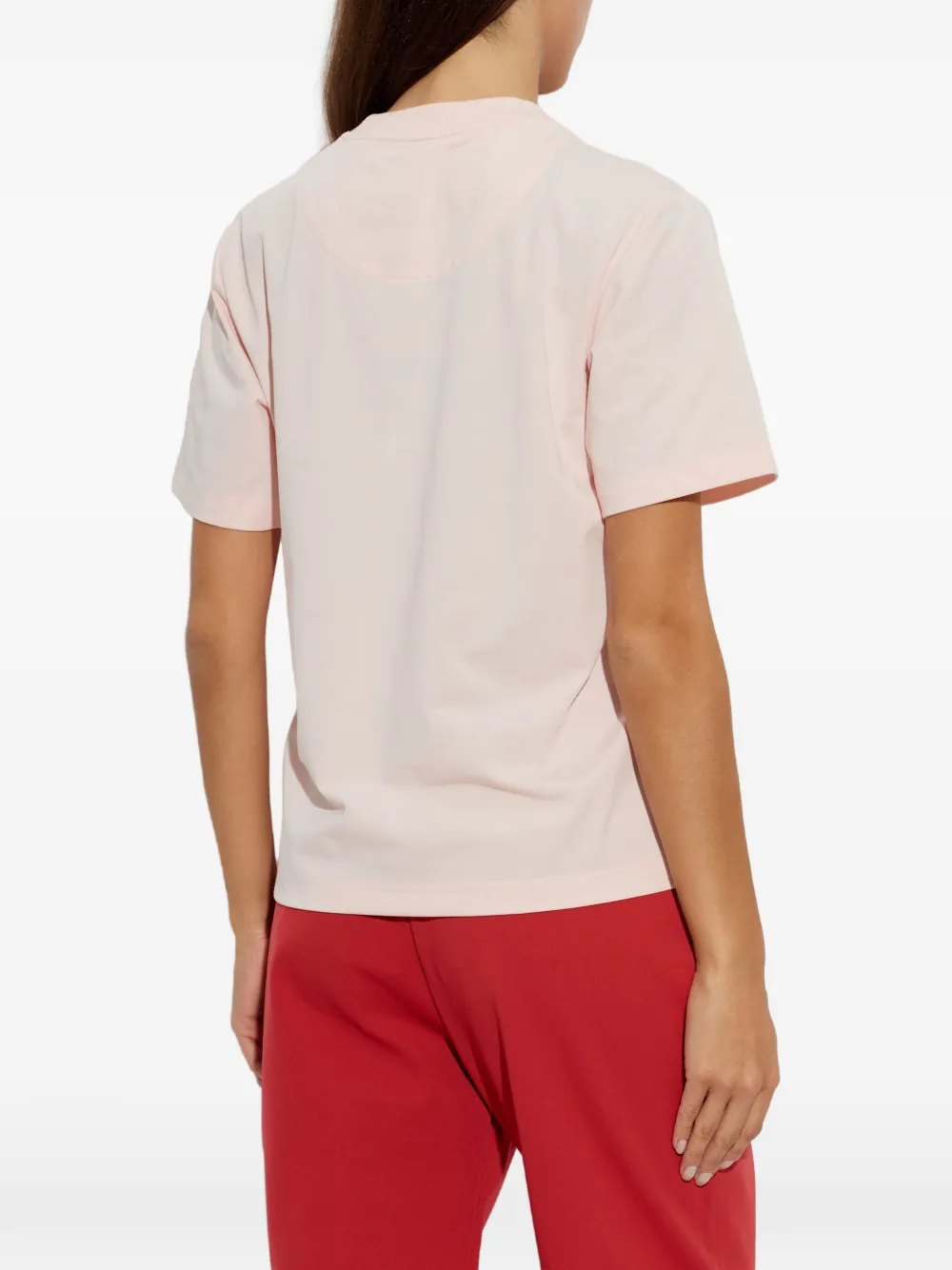 adidas by Stella McCartney x Stella McCartney T-shirt met logo-print Roze