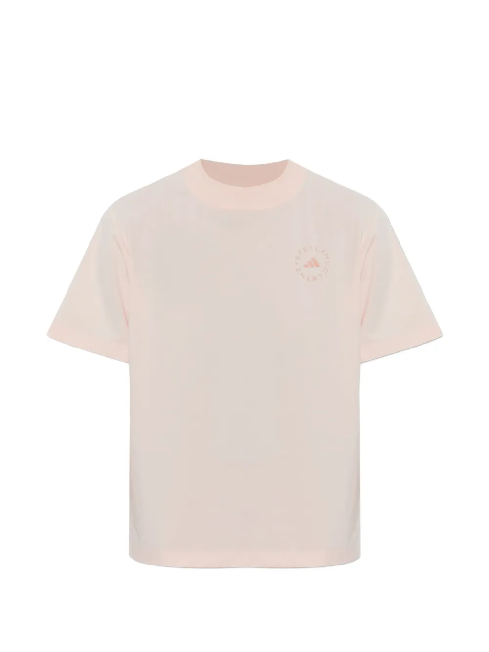 Adidas by Stella McCartney x Stella McCartney T-shirt met logo-print Roze