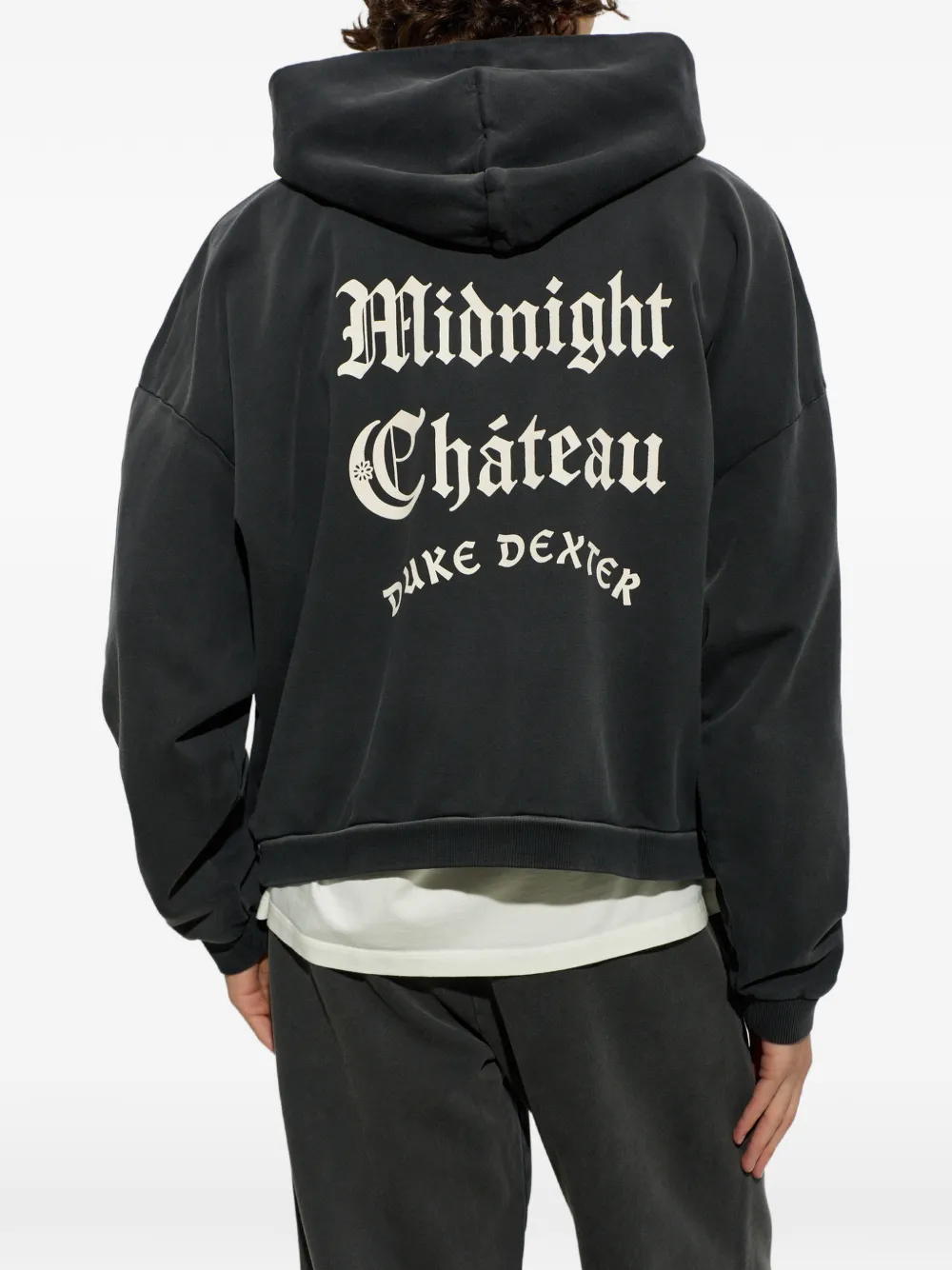 DUKE & DEXTER Midnight Château hoodie met rits Zwart
