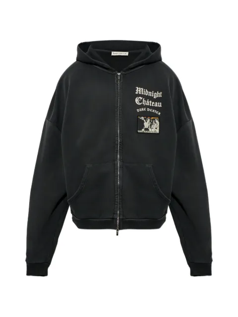 DUKE & DEXTER Midnight Château zip-up hoodie