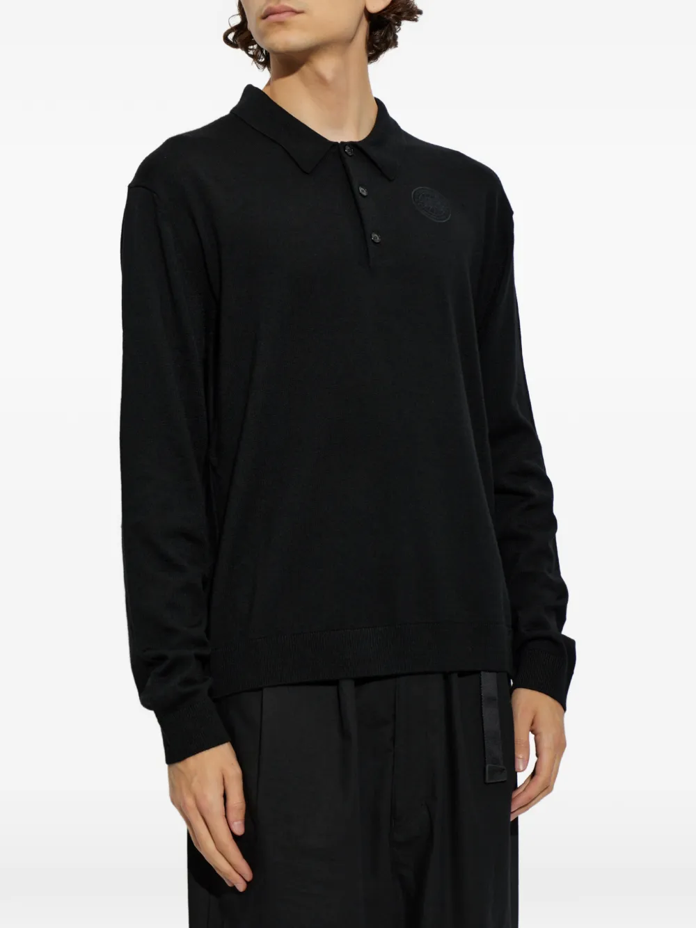 Canada Goose Petitot poloshirt met logo-patch Zwart