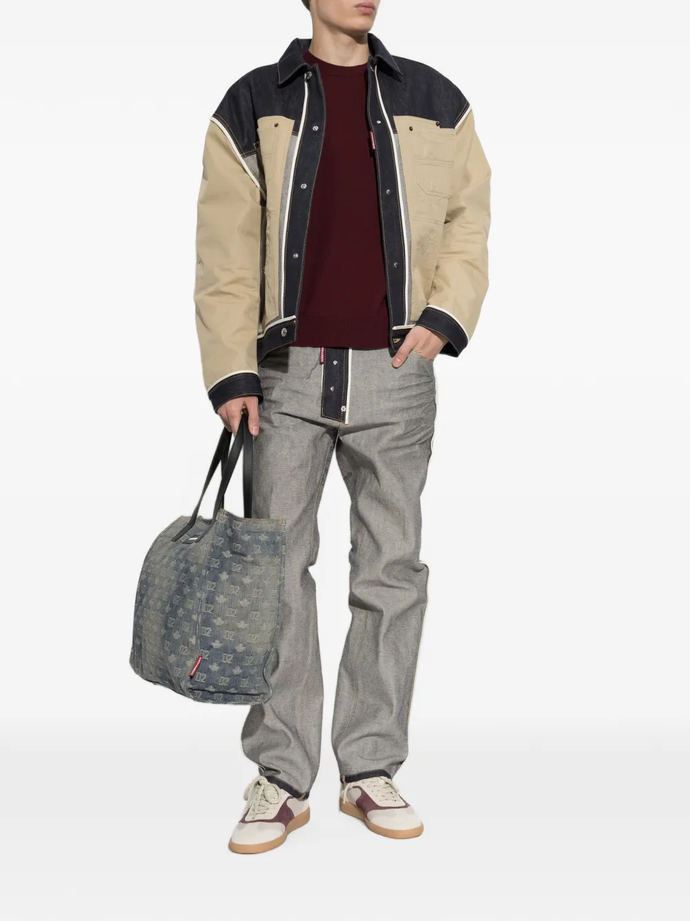 DSQUARED2 Trui met geborduurd logo Rood
