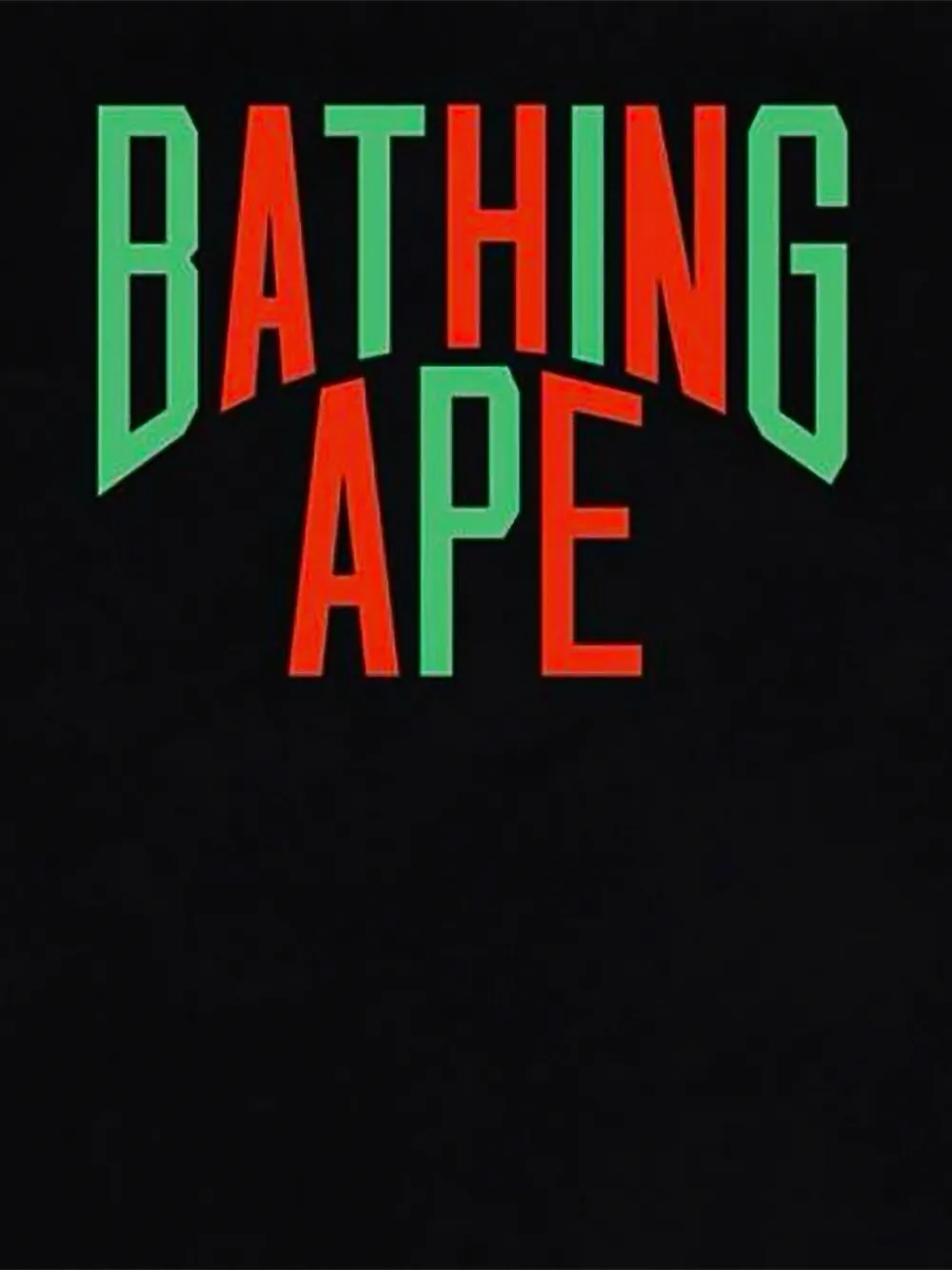 A BATHING APE NYC T-shirt met logo Zwart