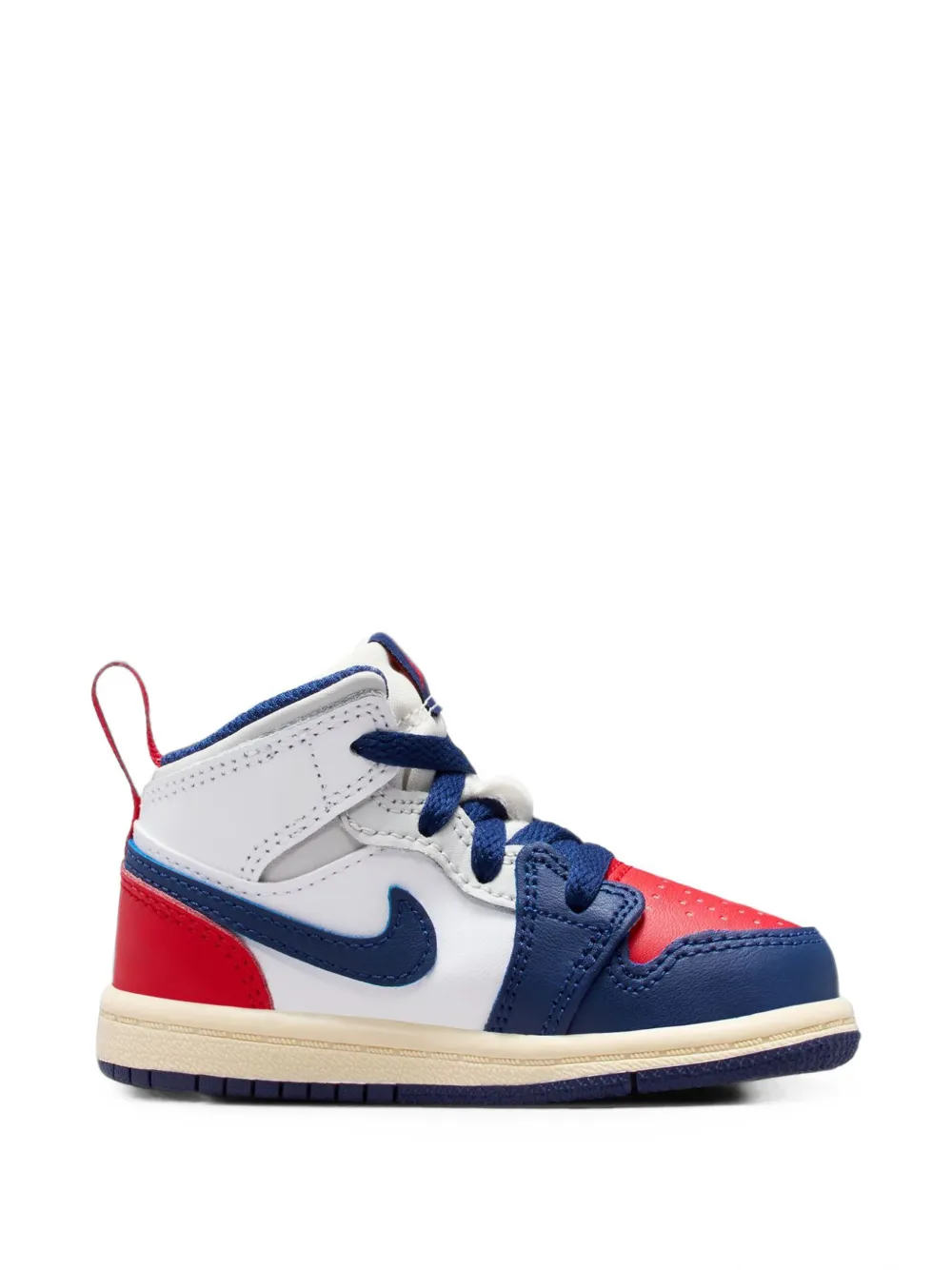 Jordan Kids Jordan 1 Mid high-top sneakers Wit