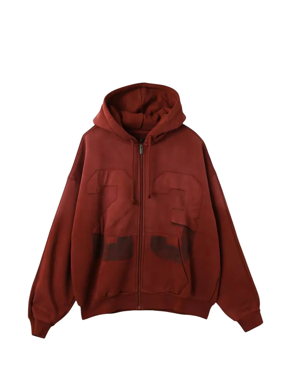 Jordan Neighborhood Pack hoodie met rits Rood