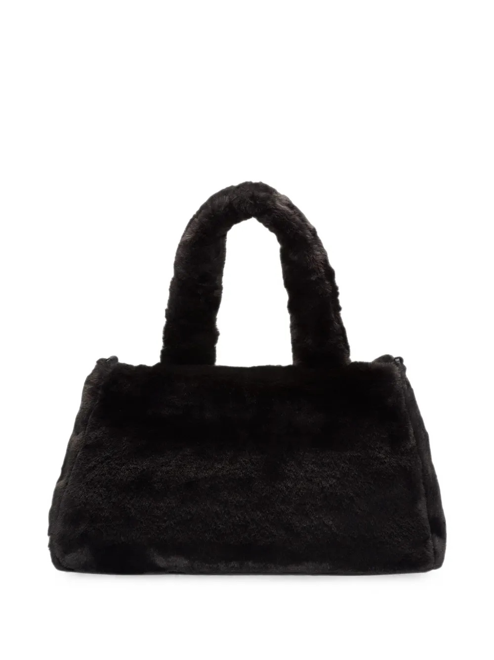 Nike Swoosh shopper van imitatiebont Zwart