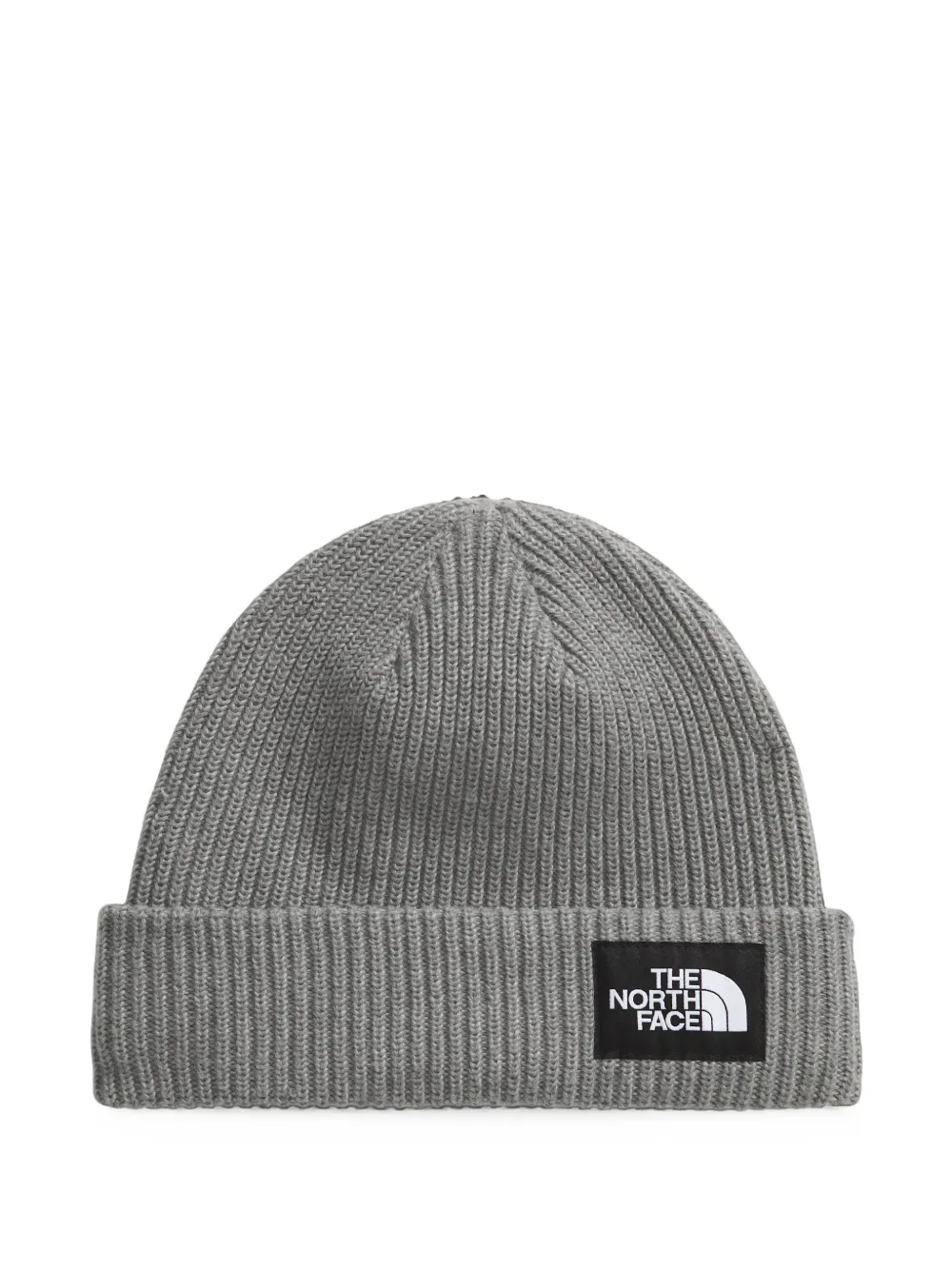 The North Face Salty logo-patch beanie hat - Grigio