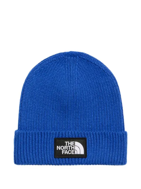 The North Face Logo Box cuffed beanie hat