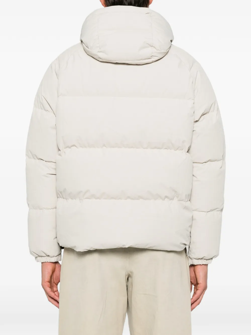 Barbour Transport quilted hooded jacket Beige