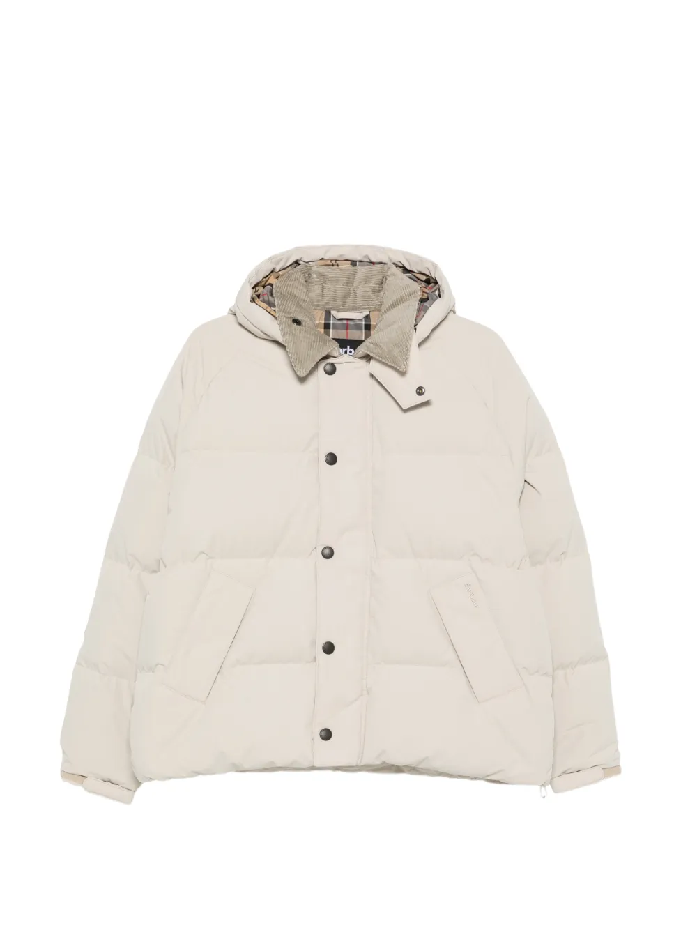 Barbour Transport quilted hooded jacket Beige