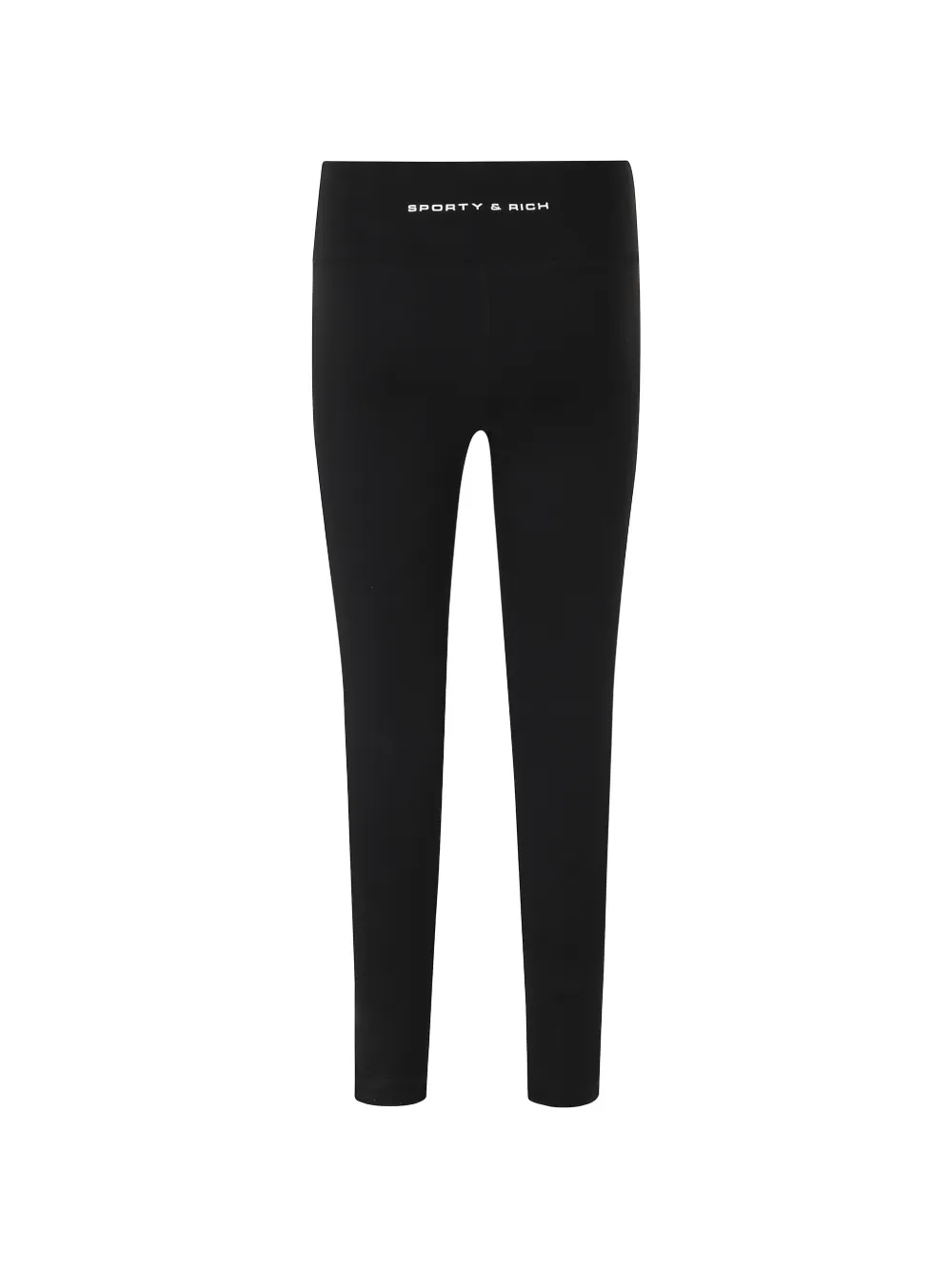 Sporty & Rich Bonnie logo-print high-waisted leggings Zwart