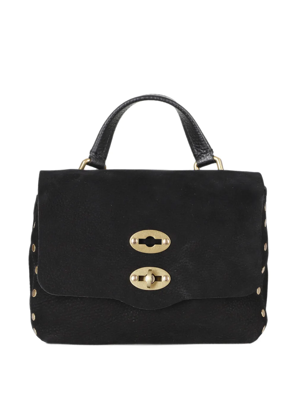 Zanellato Postina Baby leather mini bag - Nero