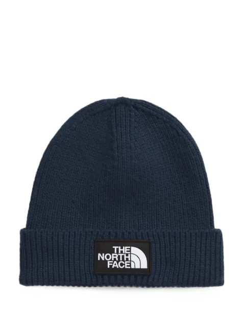 The North Face logo-patch beanie hat