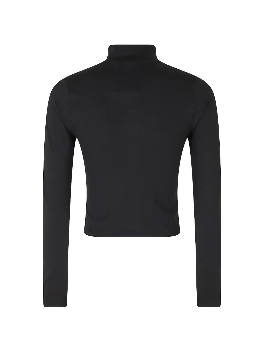 Sporty & Rich Freya Bold logo-embroidered zip-up jacket Zwart
