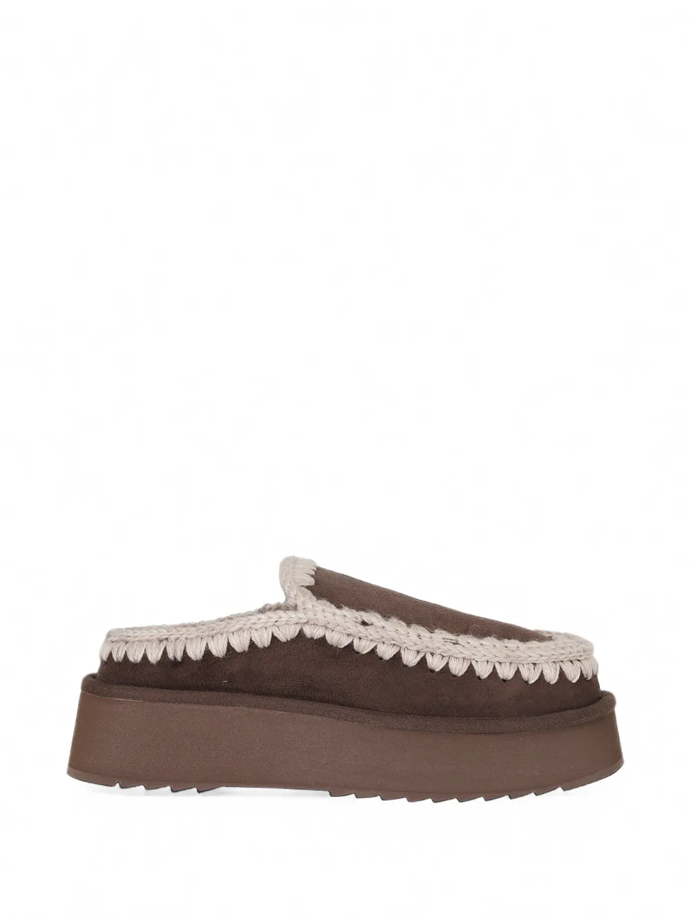 Mou Eskimo platform mules - Marron Mou Eskimo platform mules - Marron