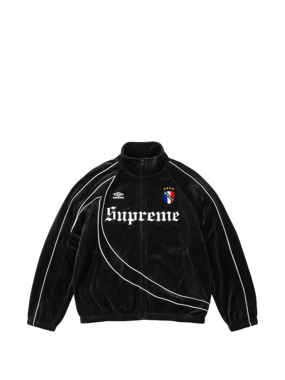 Supreme x Umbro velour track jacket