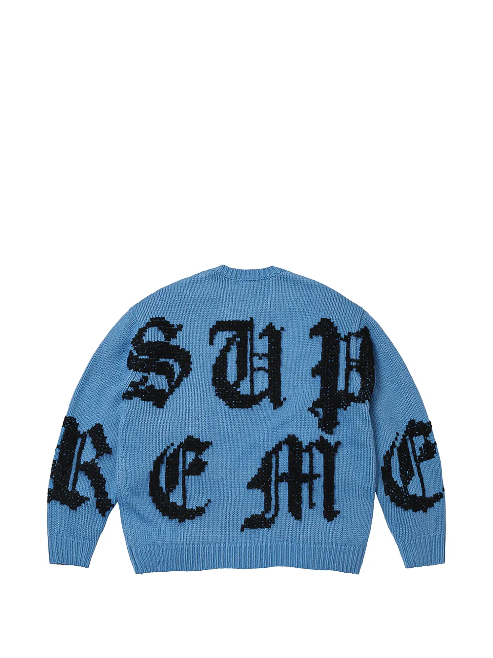 Supreme Trui met kruissteeklogo Blauw