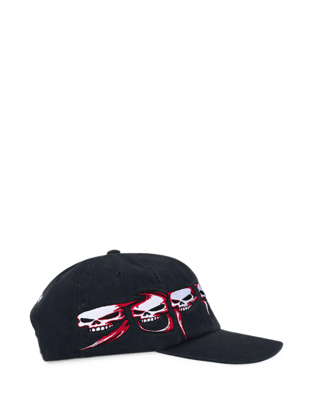 Supreme Skulls Spellout pet met 6 panelen Zwart