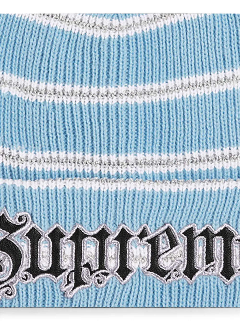 Supreme Muts met metallic streep Blauw