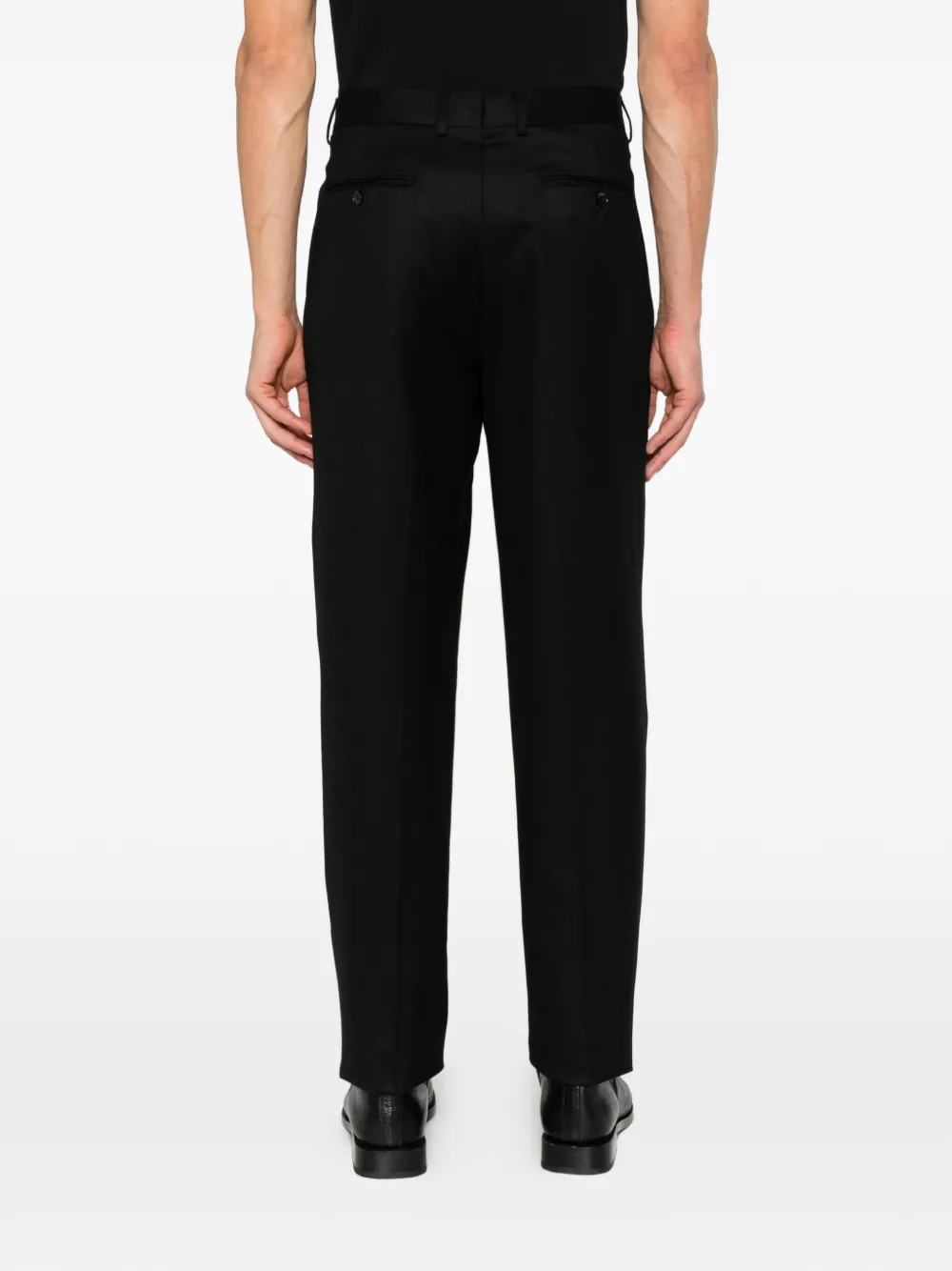 Zegna pleated tailored trousers Zwart