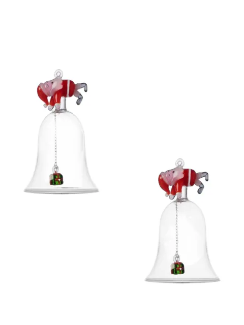 Ichendorf Milano Santa Claus bell ornaments (set of two)
