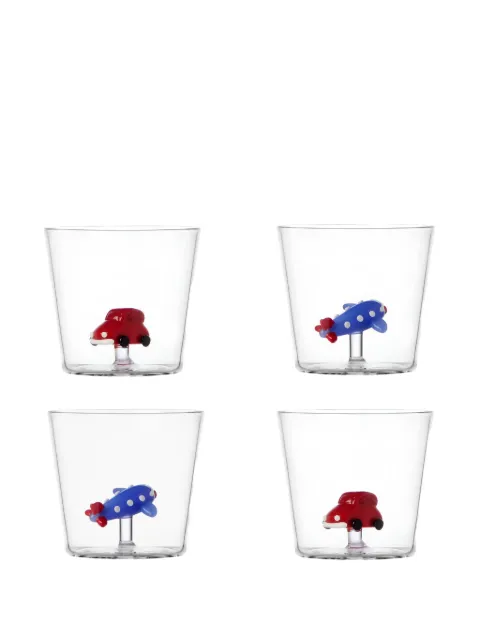 Ichendorf Milano car-plane tumblers (set of four)