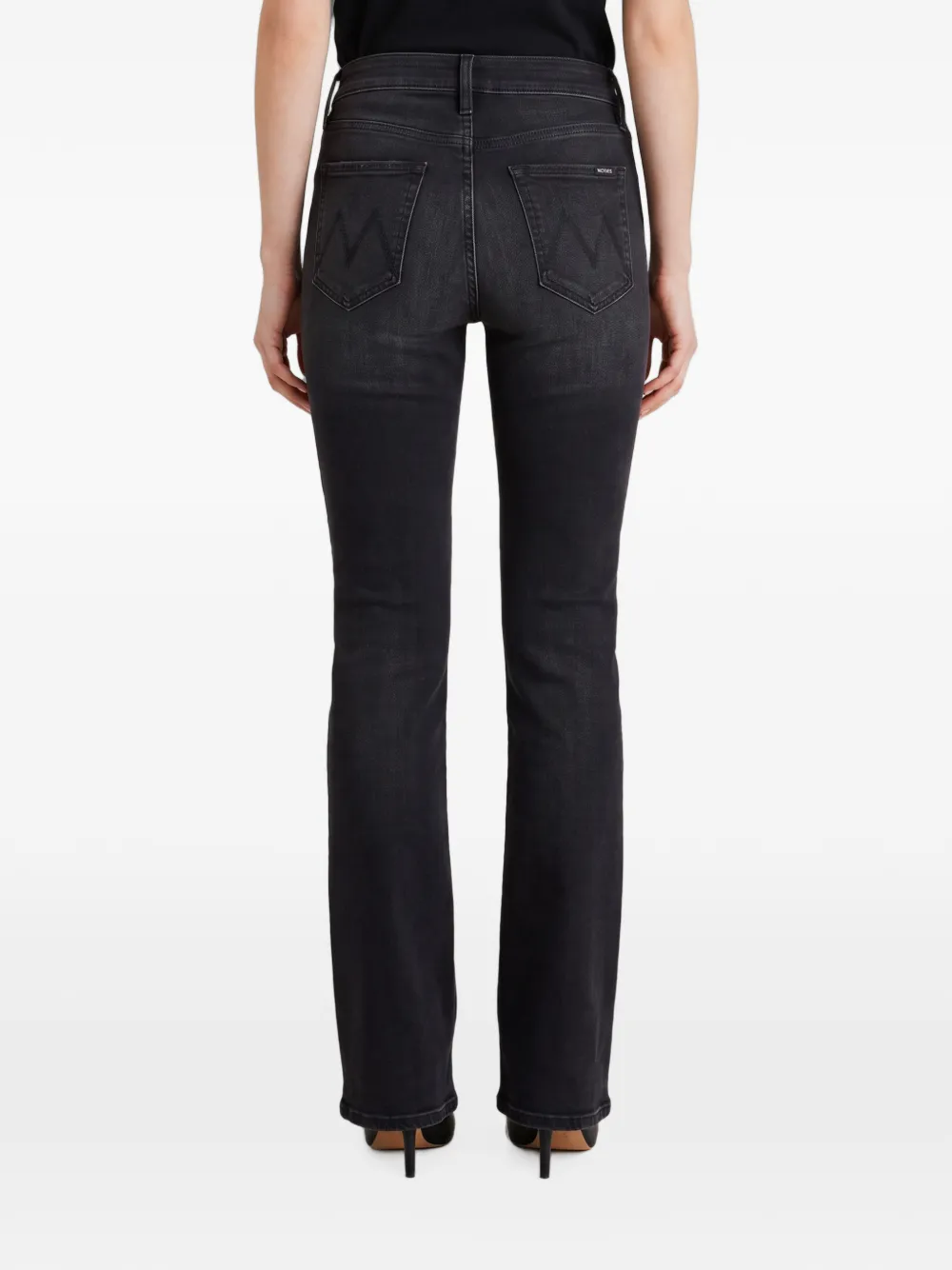 MOTHER The Jinx Heel bootcut jeans Zwart