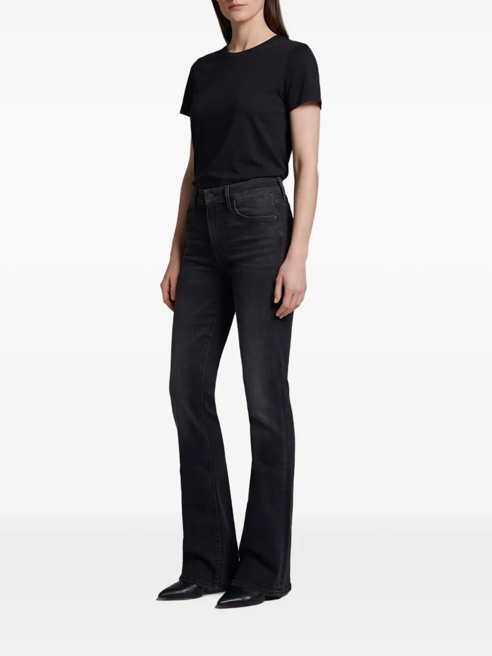 MOTHER The Jinx Heel bootcut jeans Zwart