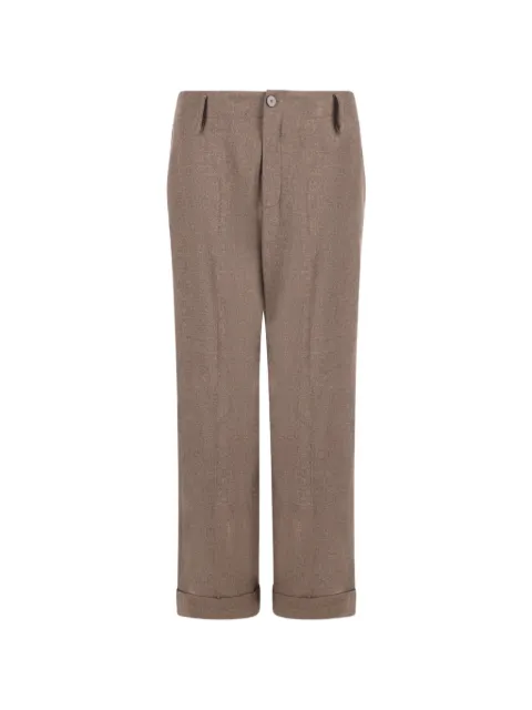 Alysi turn-up cuff trousers