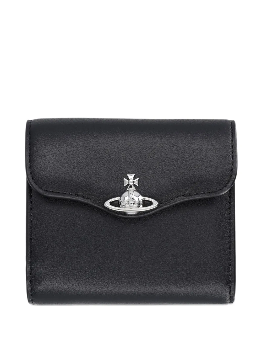 Vivienne Westwood Hunter Flap wallet - Schwarz