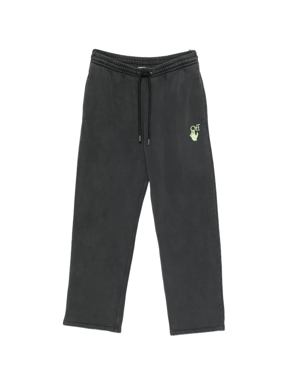 Off-White Arrows-print drawstring track pants - Grigio