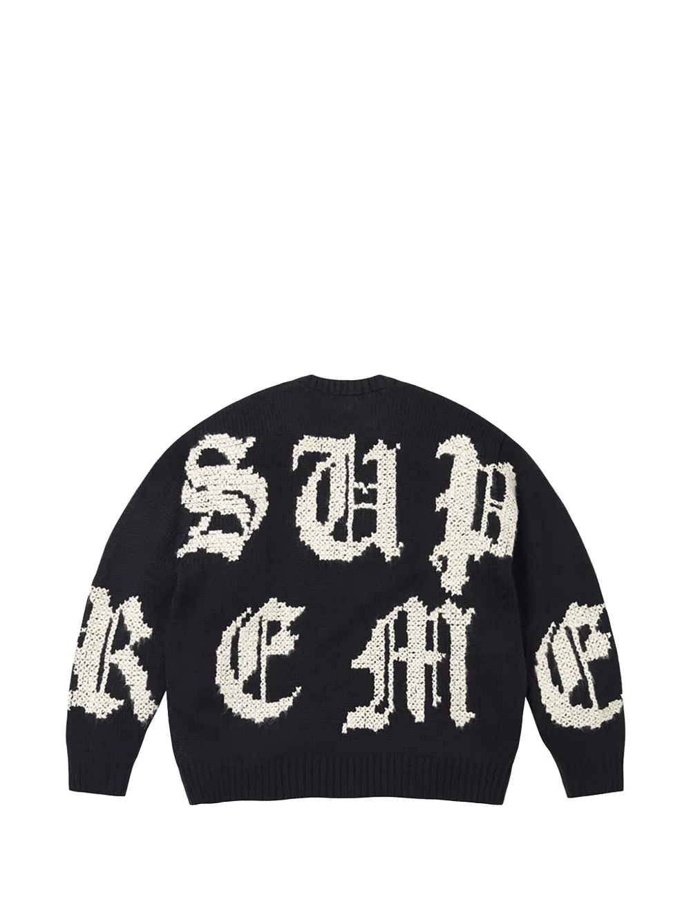 Supreme Trui met kruissteeklogo Zwart
