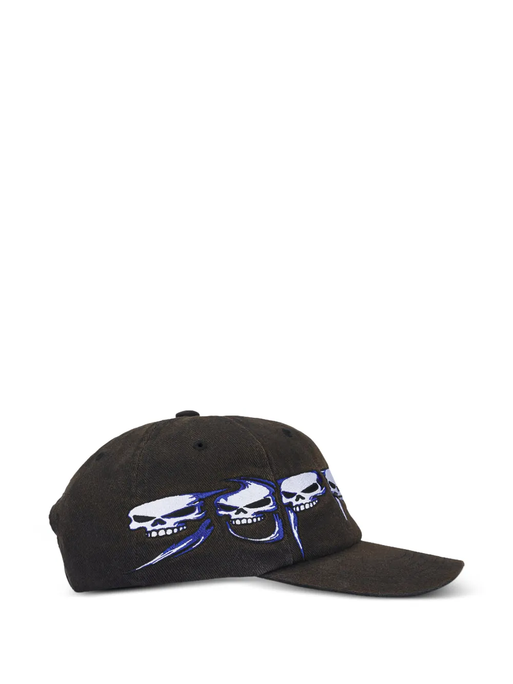 Supreme Skulls Spellout pet met 6 panelen Zwart