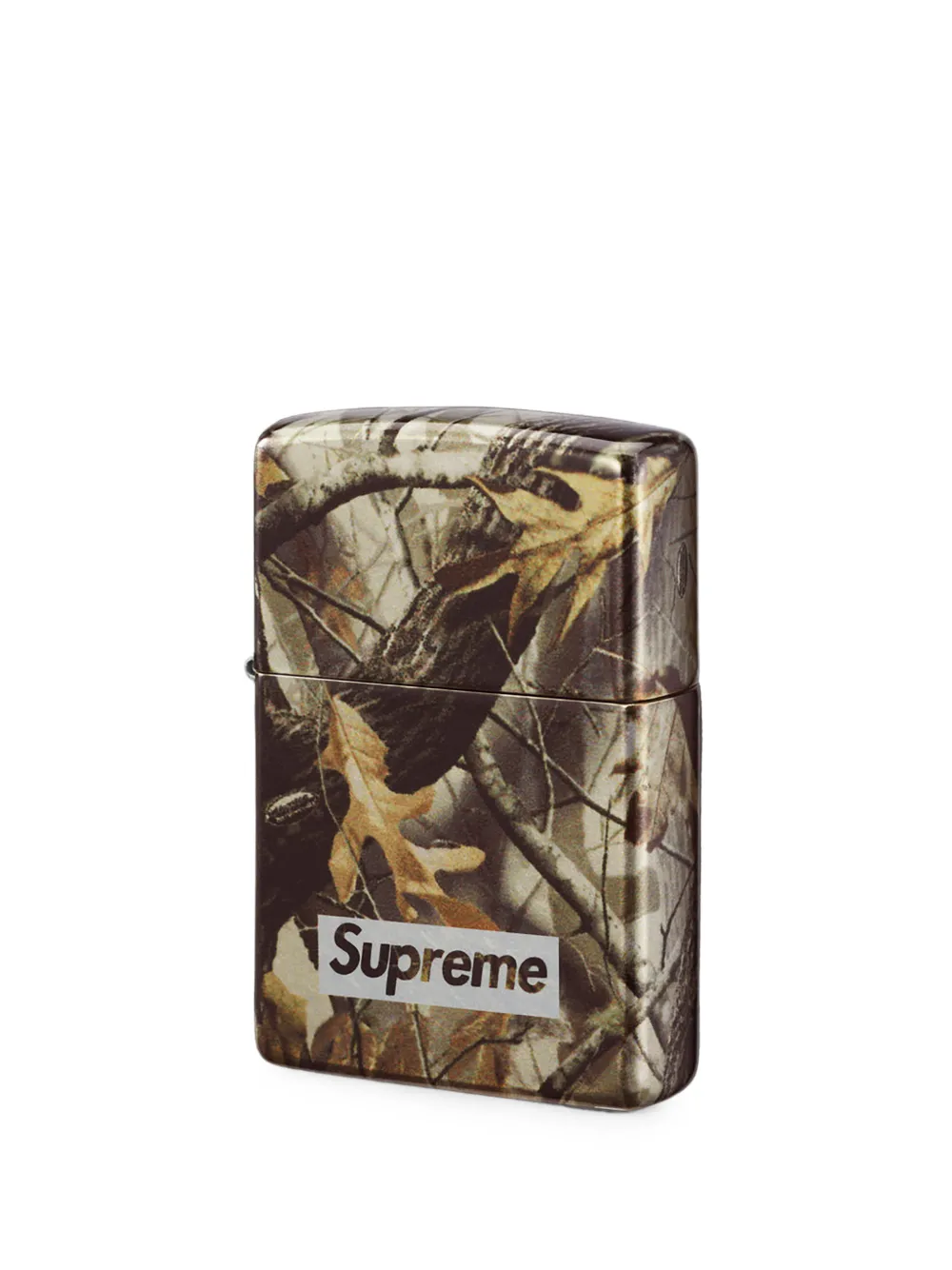 Supreme 리얼트리 하드우드 카모 로고 프린트 지포 라이터 | 브라운 | Image 1