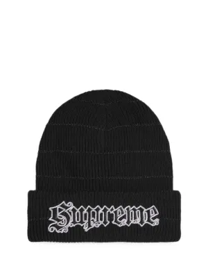 Supreme x New Era NYC ラインストーン ビーニー | ブラック | FARFETCH JP