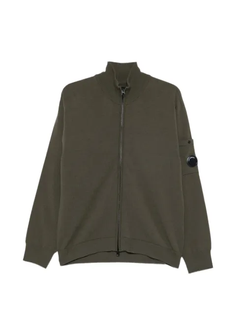 C.P. Company Lens-detail zip-up cardigan