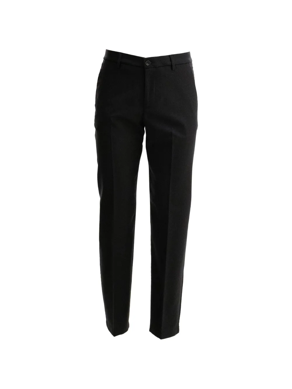 Cruna pressed-crease trousers Zwart