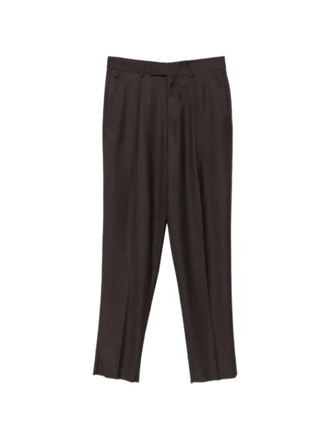 Zegna pleated straight-leg trousers