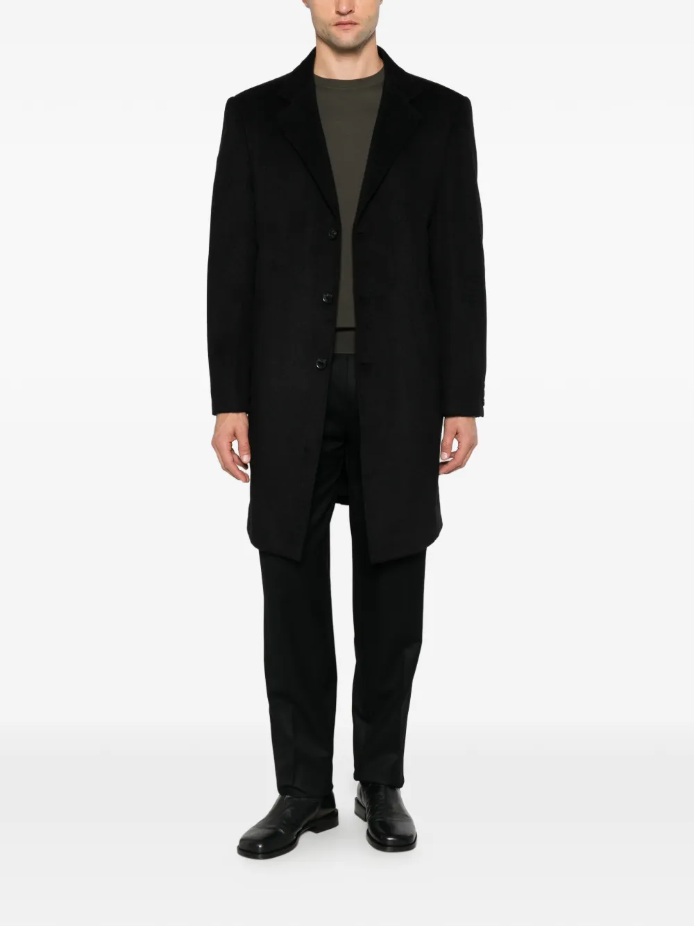 Zegna crew-neck long-sleeve sweater Groen