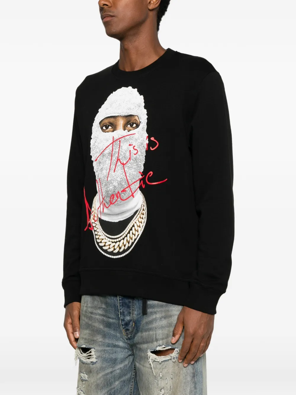 Ih Nom Uh Nit graphic-print sweatshirt Zwart